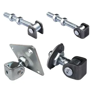 Steel Hinge M16 M18 M20 M24 Steel Swing Gate Hinge Adjustable Gate Hinges