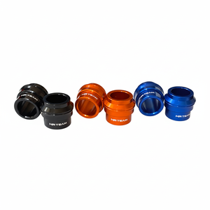 MC-F a Gas 350 22-25 distanziali ruota anteriore blu nuovo adattatore per dado in alluminio e acciaio per auto - Product Image 1