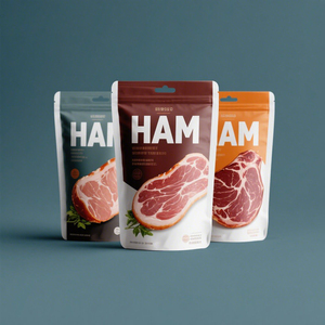 Emballage en sachet debout en plastique imprimé personnalisé, scellé à l'arrière, pour fruits <span class=keywords><strong>de</strong></span> mer, viande congelée, rôti, <span class=keywords><strong>jambon</strong></span> - Product Image 4
