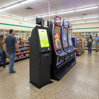 Игровой киоск Genmega ATM для экономичных игр на ловкость, с функцией самообслуживания, гарантией 1 год, на английском языке