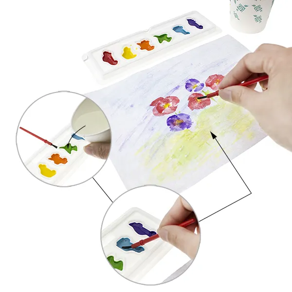 Funny Color Changing Soluble Water Color Pigment Magic Doodle Playing Mat Aquadoodle