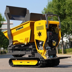 Vente directe usine TOROS Mini Dumper sur chenilles Micro Mini Dumper Camion à moteur diesel 4x4 Mini Camions bennes basculantes Prix compétitif - Product Image 5