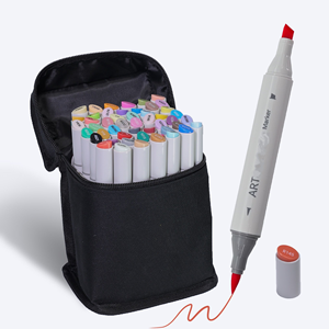 Ensemble de dessin pour fournitures scolaires avec logo personnalisé, feutres à alcool double embout, marqueurs artistiques, 36/40/60/80/120/240/300 couleurs - Product Image 5