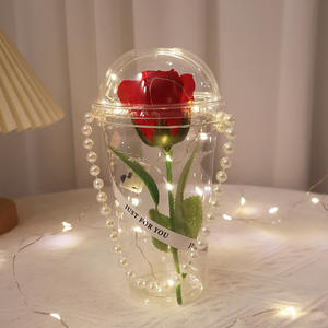 <span class=keywords><strong>Super</strong></span> Z Día DE LA MADRE Día de San Valentín Simulación Rosa Jabón Flor Flores preservadas Ramo para Madre Diosa Decoraciones de regalo - Product Image 3