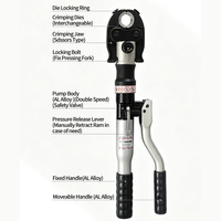 Herramienta de Prensado Hidráulica Eléctrica TUBO HP-1332KZL, Prensadora Manual, Herramienta Hidráulica Autónoma para PEX y MLCP
