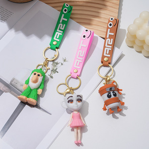 Llavero de peluche con colgante de madera de Shanghai Jing, superventas, decoración para coche y mochila, venta directa de videojuegos de la ciudad - Product Image 2