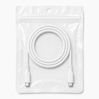 Kabel Data USB-C Tipe-C 3A Pengisian Cepat 480Mbps Transmisi Data Bahan PVC Konduktor Tembaga Murni Ponsel Tablet