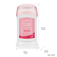 Déodorant en stick écologique personnalisé OEM, baume cosmétique, déodorant roll-on sans aluminium ni alcool