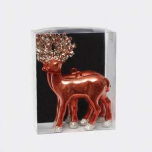 Adornos Navideños de Ángel de Plástico Acrílico Transparente de Alta Calidad, Decoraciones para Árboles de Navidad, Ángel Decorativo Color Champán - Product Image 4