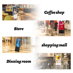 Écran de publicité de signalisation numérique LCD Portable utilisation intérieure pour le centre commercial texte Animation affichage SDK fonction debout affiche - Product Image 6