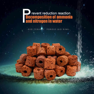 Anneau de bactéries d'aquarium avec filtre en céramique <span class=keywords><strong>rouge</strong></span> avec maison en verre respirant pour aquarium en boîte - Product Image 5
