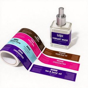 Etiqueta Adhesiva Personalizada al por Mayor para Botellas de Aceite Esencial de Vinilo de 1oz, 2oz y 4oz, Resistente al Agua, para Productos de Belleza - Product Image 4