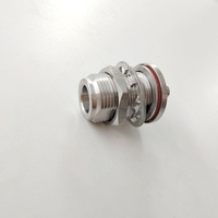 Adaptador de Conector Coaxial RF, Conector Hembra N a Conector Hembra SMA