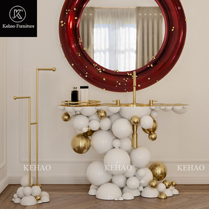 <span class=keywords><strong>Lavabo</strong></span> <span class=keywords><strong>de</strong></span> <span class=keywords><strong>Baño</strong></span> <span class=keywords><strong>de</strong></span> Lujo <span class=keywords><strong>con</strong></span> Espejo Inteligente, <span class=keywords><strong>Lavabo</strong></span> <span class=keywords><strong>de</strong></span> Acero Inoxidable Blanco Dorado <span class=keywords><strong>con</strong></span> <span class=keywords><strong>Grifo</strong></span>, <span class=keywords><strong>Lavabo</strong></span> <span class=keywords><strong>de</strong></span> Lujo - Product Image 5