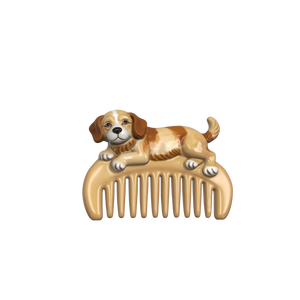 Cepillo de cerámica al por mayor para el cuidado de mascotas con diseño de cachorro para perros y gatos, masajeador, desenredante, control de la caída del pelo, peine para la circulación sanguínea - Product Image 5