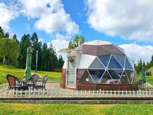 Tenda da festa a cupola 20M tende da pranzo da giardino geodetiche trasparenti per campeggio Glamping <span class=keywords><strong>Luxury</strong></span> 20m House Hotel - Product Image 4
