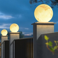Lampe de jardin à LED à grande boule, base E27, pour entrée, allée, pelouse, clôture, poteau de jardin, globe, pilier, éclairage de rue, extérieur, 220v, 200mm, 300mm