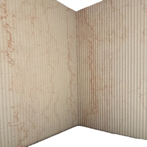 Hiện đại 3D travertine tường tấm trang trí siêu mỏng linh hoạt đá slab mềm uốn cong đá ngoại thất với thiết kế 3D - Product Image 1