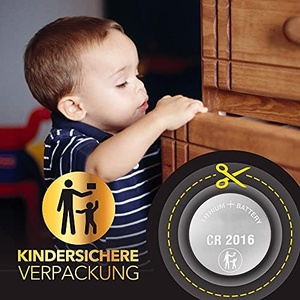 Batería de litio CR2016 - 3V, 220mAh, tipo botón, ideal para relojes, calculadoras y dispositivos electrónicos pequeños. - Product Image 1