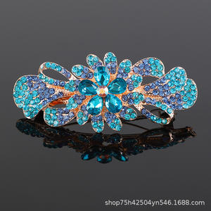 كوري طراز ريترو كريستال أنيق أنيق 9 ملابس رأس للكبار ملحق ذيل حصان الربيع مصنوع من سبيكة أنيقة - Product Image 6