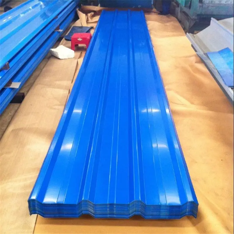 wholesale corrugated metal roofing sheet long span color roof ppgi corrugated roofing sheet