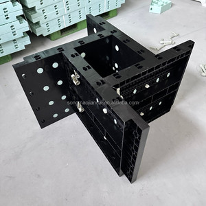 Cement Concrete square Roman Column Pillar Plastic Precast Molds for House Exterior Building Decoration Sale - Product Image 2