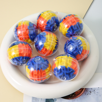 Jouet de puzzle 3D, puzzle de balle de labyrinthe de mémoire, cadeaux pour enfants et adultes - Jeu de défis difficiles à faible difficulté, petites balles, jeux de réflexion