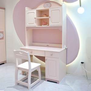 Bureau multifonctionnel pour enfants, table d'ordinateur pour enfants, bibliothèque, bureau d'étude, bureau combiné avec rangement en angle droit - Product Image 4