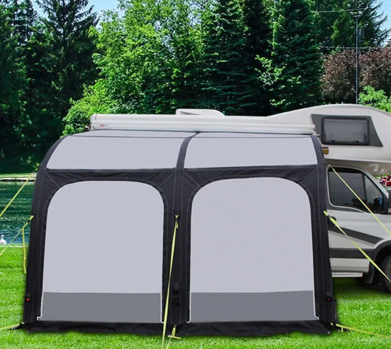 L Outdoor Caravan Car Side Awning Camping Tent Inflatable Driveaway Awning Campervan Rv Awning