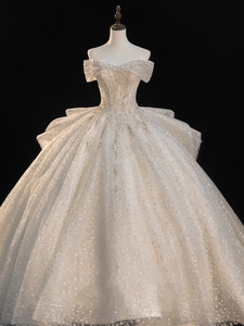 Abiti da Sposa Lunghi con Perline, Squisiti Abiti da Sposa Personalizzati con Pizzo Paillettato, Abiti da Cerimonia Formali Vestido De Noiva <span class=keywords><strong>2026</strong></span> - Product Image 6