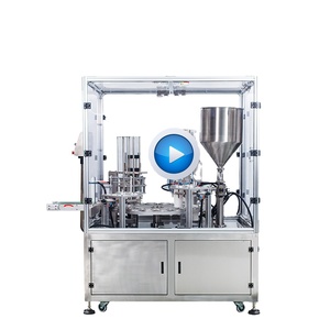 Plastic Sealer Automatic Plastic Sealing Machine High Quality Plastic Low Cost Cup Ice Cream Cup Filling Machine Fully Automatic Filling Sealing Cup Sealer Machine