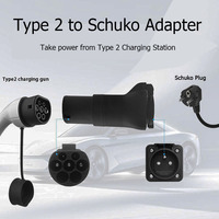 Adaptador de Cargador para Vehículos Eléctricos Personalizado, 3.5KW, 220V, Enchufe Impermeable, Estación de Carga Portátil Bidireccional para Descarga de Vehículos Tipo 2 V2L