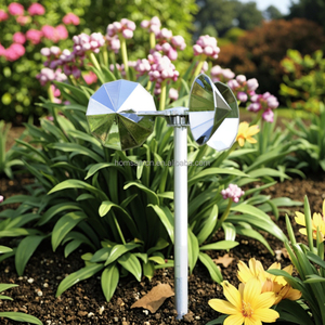 Trạng thái rắn ABS <span class=keywords><strong>Bird</strong></span> <span class=keywords><strong>Repeller</strong></span> xoay phản xạ diều gió điều khiển thiết bị cho tất cả các loài chim và chim bồ câu trên vườn mái nhà - Product Image 4