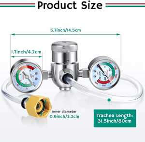 Régulateur de pression en aluminium pour cartouches de crème, vanne de réduction écologique - Product Image 3