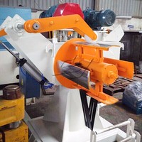 Uncoiler hydraulique en acier Decoiler Recoiler 5 tonnes Uncoiler manuel Decoiler Machine pour la fente de conducteur de bobine de tôle