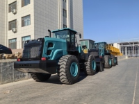 Kudat 4000kg Nennlast Radlader mit Weichai Diesel WP6G125E22 Motor, Modell 2025, 2,4m Ladekapazität, Motorlager