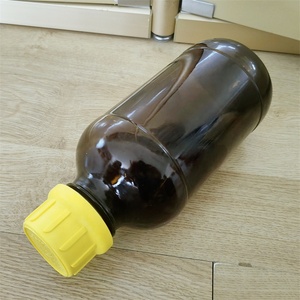 Commercio all'ingrosso 500ml 1000ml 1 litro vite superiore ambra bottiglia di <span class=keywords><strong>vetro</strong></span> chimico reagente per laboratorio con tappo di plastica - Product Image 4