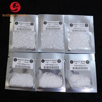 0,8 bis 3mm 5A Wärme behandelte weiße synthetische Edelsteine Günstiger Preis Zirkonia Zirkon steine Lose CZ für die Schmuck herstellung