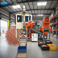 Granulateur de câbles professionnel pour usine, machine de recyclage de fils et câbles électriques, granulateur de câbles de taille moyenne à vendre