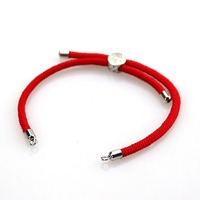 Pulsera Diy semiacabada de cuerda de Milán de 3mm, árbol de la vida, pareja, amistad, accesorios tejidos, pulsera personalizable, brazaletes