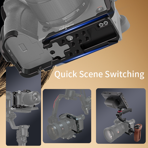 Quick Release Full Camera Cage Video Camera <span class=keywords><strong>Rig</strong></span> Voor Sony Fx2 Camera Met Koude Schoen En Nato Rail - Product Image 6