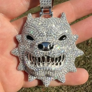 สร้อยคอจี้เพชรรูปลูกแพร์สุดหรูมีสไตล์โซ่เงินสเตอร์ลิงสำหรับงานแต่งงานสร้อยคอสุดอินเทรนด์ของขวัญ - Product Image 1