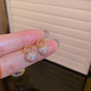Korean Style Geometric Double Layers Square Rhombus Stud <b>Earrings</b> for Women Gold Color Sweet <b>Earrings</b> Premium Trendy Jewelry - Product Image 2
