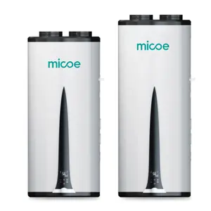 Micoe 75度R134AR290オールインワンモノブロックWifi家庭用太陽熱暖房壁掛け式空気から水へのヒートポンプ給湯器