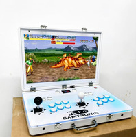 Pandora 2026 Nouvelle machine d'arcade portable pliable de 21 pouces pour deux joueurs, console de jeu rétro tout-en-un avec double joystick
