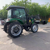 Équipement de tracteur agricole YTO moteur diesel pas cher prix 100hp tracteurs à roues agricoles avec cabine