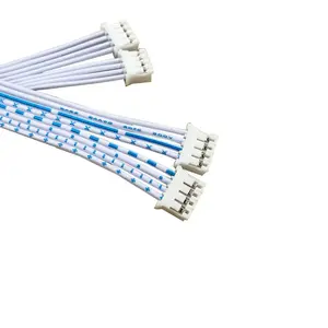 2468/24 24AWG 4PIN blue and white flat wire PH2.0 terminal wire 2PIN red and white flat wire harness