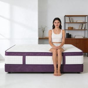 Colchón <span class=keywords><strong>Individual</strong></span>, Colchón Híbrido de Espuma Viscoelástica en Gel de 12 Pulgadas en Caja, Colchón <span class=keywords><strong>Individual</strong></span> con Resortes Ensacados Individualmente - Product Image 2