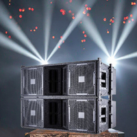 Cabinet de haut-parleur passif professionnel Double 12 pouces 3 voies scène extérieure passive réseau de lignes professionnelles grands concerts