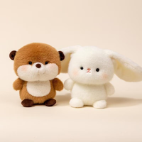 Vente en Gros Petit Animal Jouet en Peluche Mignon Chat Mouton Éléphant Panda Animal en Peluche Peluche pour Entreprise